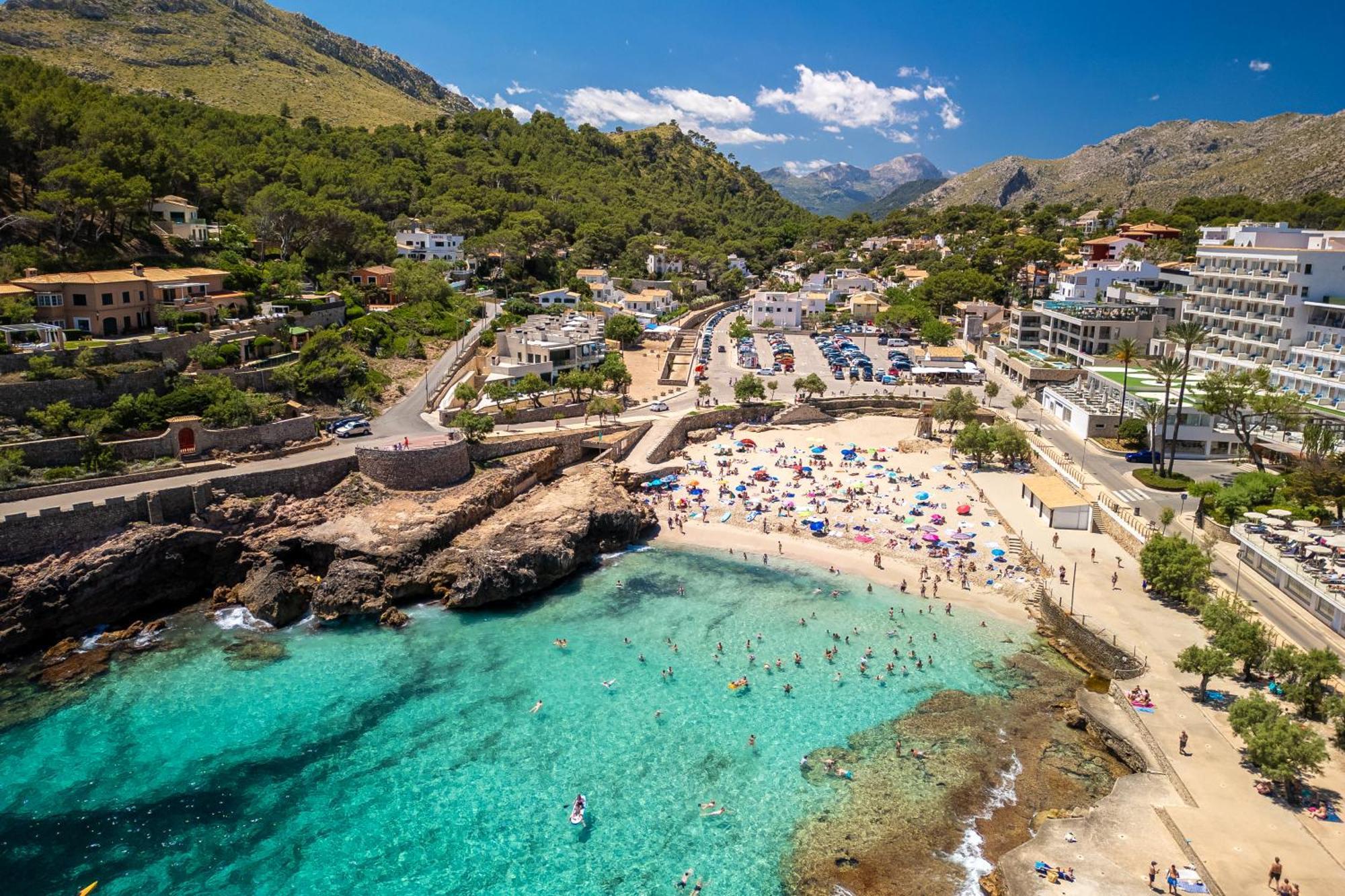 Ferienwohnung Mirador Blue F - Cala Sant Vicenc Cala de Sant Vicenc Exterior foto